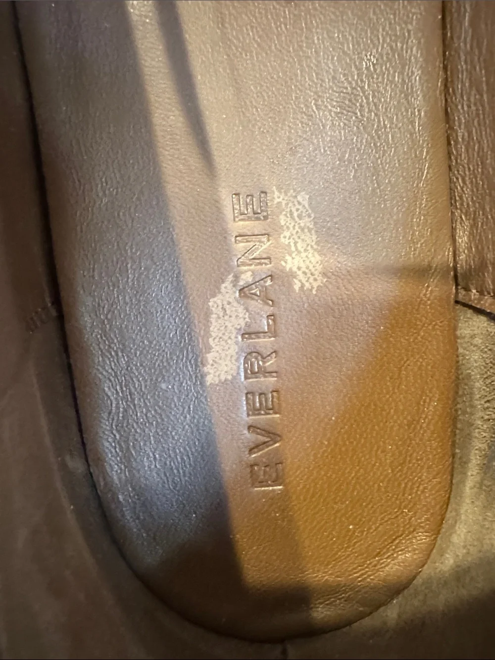 Everlane Women's Leather Slip-On Loafers in Tan-Brown Size 8